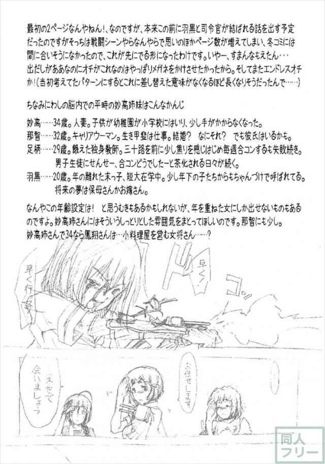 提督に一途な羽黒さんの涙目トロ顔ックス <> 023