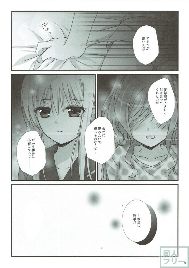 [女性向け]友希那×リサ初めての <> 008