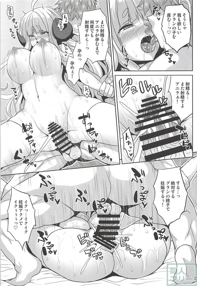 何回戦やるんだ！？爆乳アニラとグランのハメまくり本 <> 022
