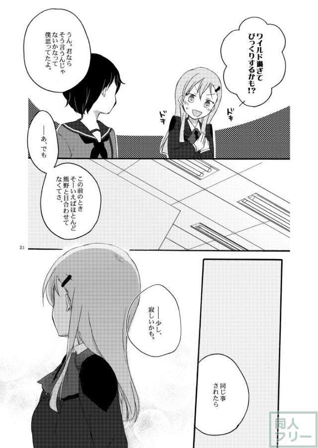 [女性向け]鈴熊喧嘩→仲直り <> 018