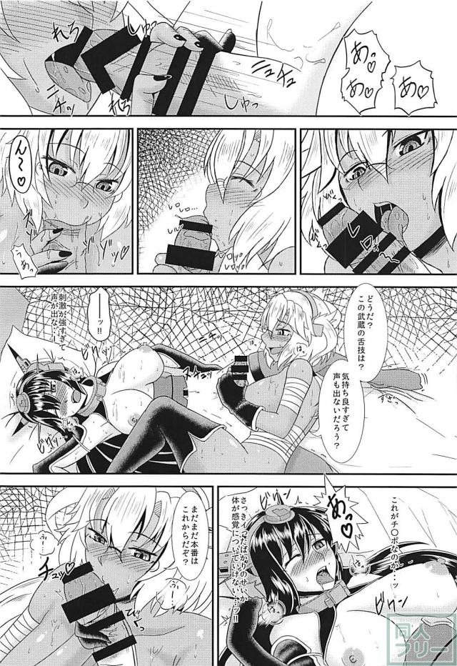 長門ちんぽと武蔵が終始セックス <> 011