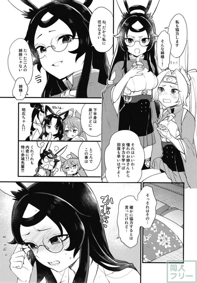 下半身は弟な飛龍とメガネっ娘お姉ちゃん蒼龍の姉妹ふたなり本 <> 006