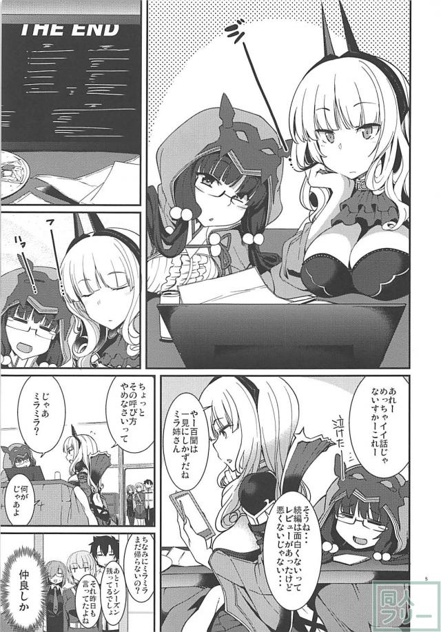 [カルデアの日常]刑部姫とカーミラのダイエットチャレンジ！ <> 004