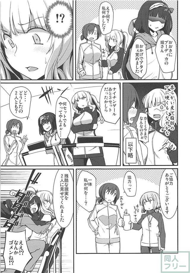 [カルデアの日常]刑部姫とカーミラのダイエットチャレンジ！ <> 016
