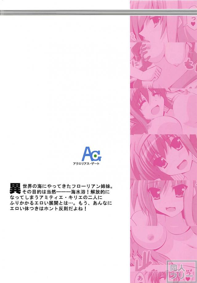 フローリアン姉妹がビーチで姉妹乱交 <> 022
