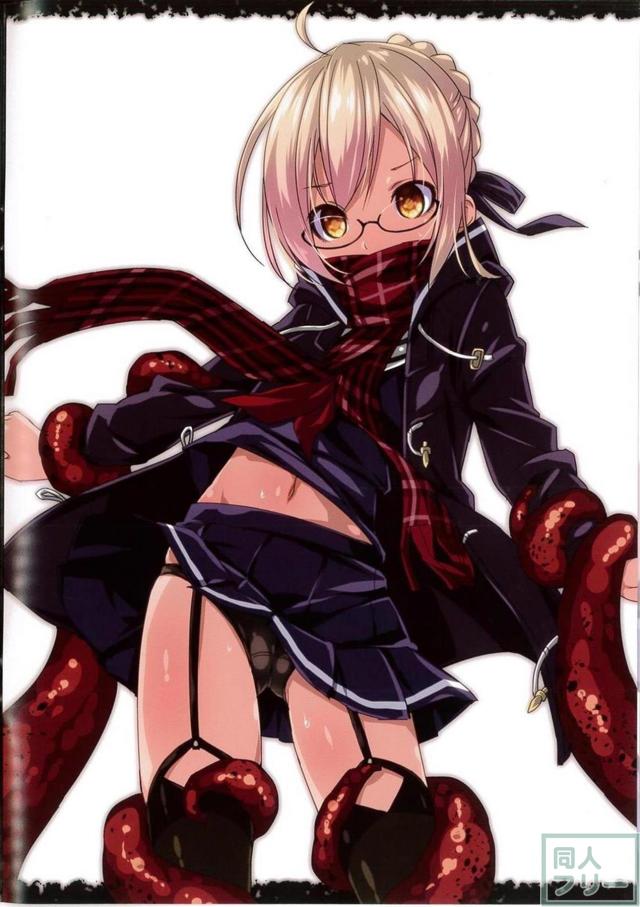 [フルカラーイラスト集]謎のヒロインXオルタが触手に拘束されて種付けされる本 <> 003