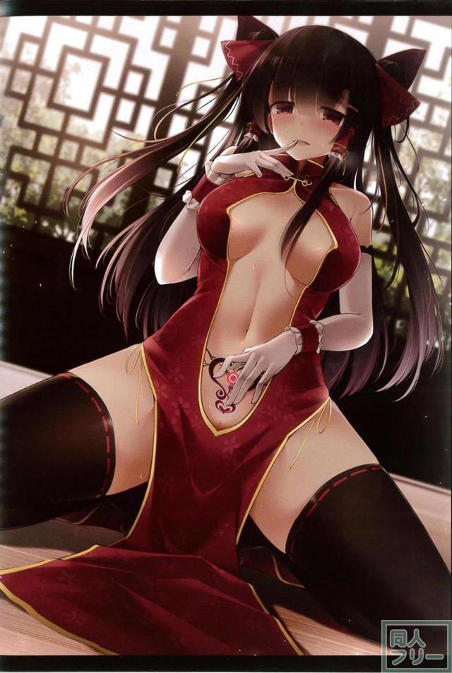 変態巫女の霊夢ちゃん。今日も学校でオナニーしちゃう <> 007