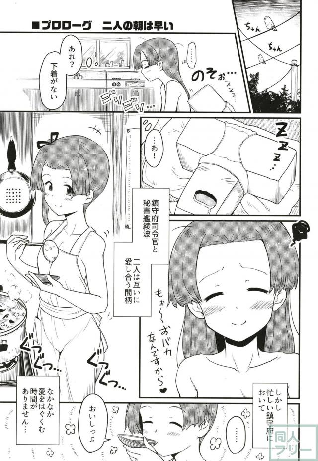 [エロギャグ]綾波と提督の日常 <> 002