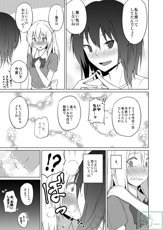 蓮メリはじめてのお泊まり <> 010