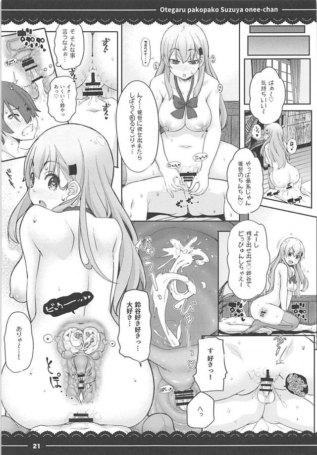 淫乱ビッチ鈴谷童貞筆下ろしほかよろず総集編 <> 022