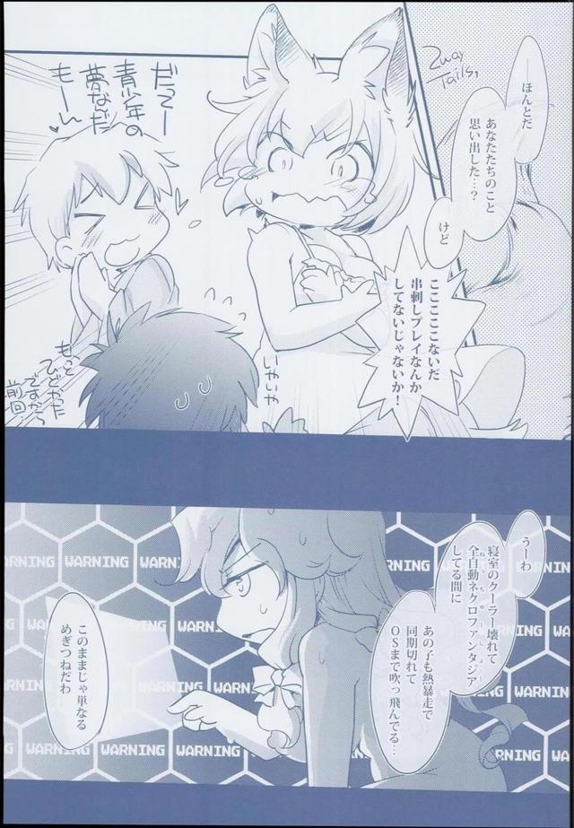キツネのおねーちゃんと中出し3Pショタックス <> 010