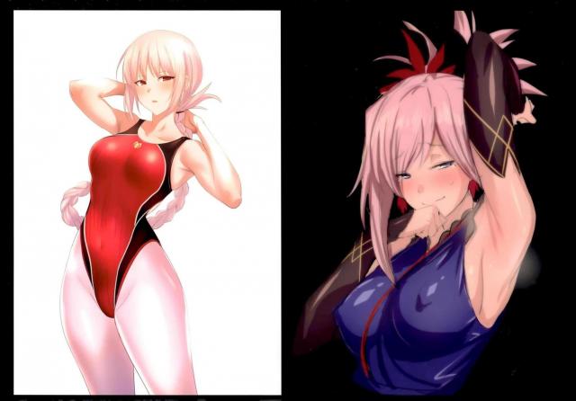競泳水着と腋がテーマなフルカラーよろずイラスト集 <> 014