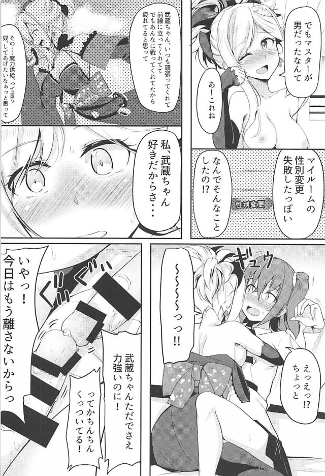男の娘マスターとふたなり武蔵のカオスセックス <> 013