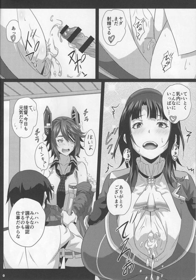 [パイズリオンリー]愛宕高雄天龍のおっぱいオナホを堪能する本 <> 005
