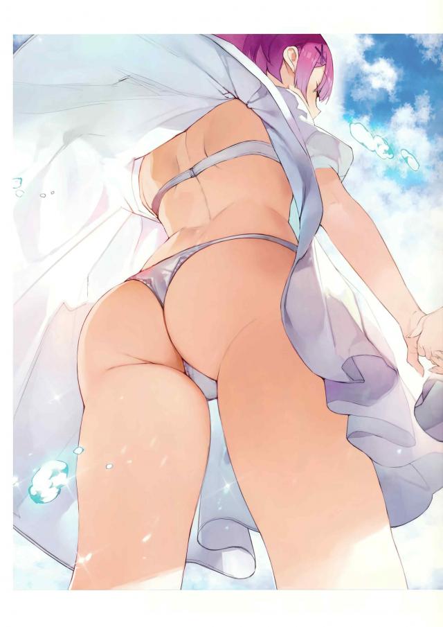 きわどい水着や下着の着エロ美麗フルカラーイラスト集 <> 016