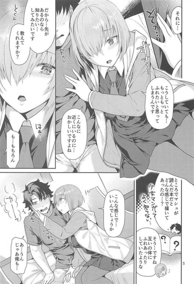 ぐだ男とマシュ。童貞と処女のドキドキ初えっち。 <> 004