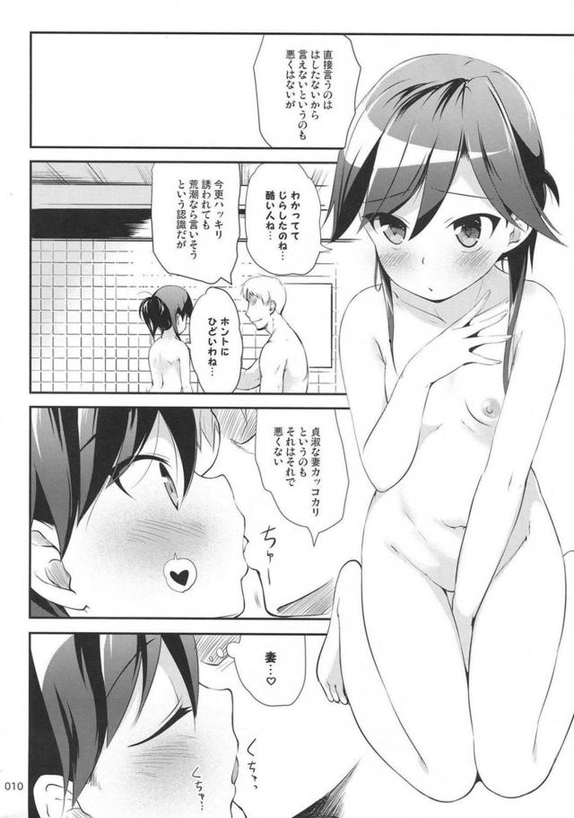 提督が終始リードする荒潮との純愛イチャラブセックス <> 009