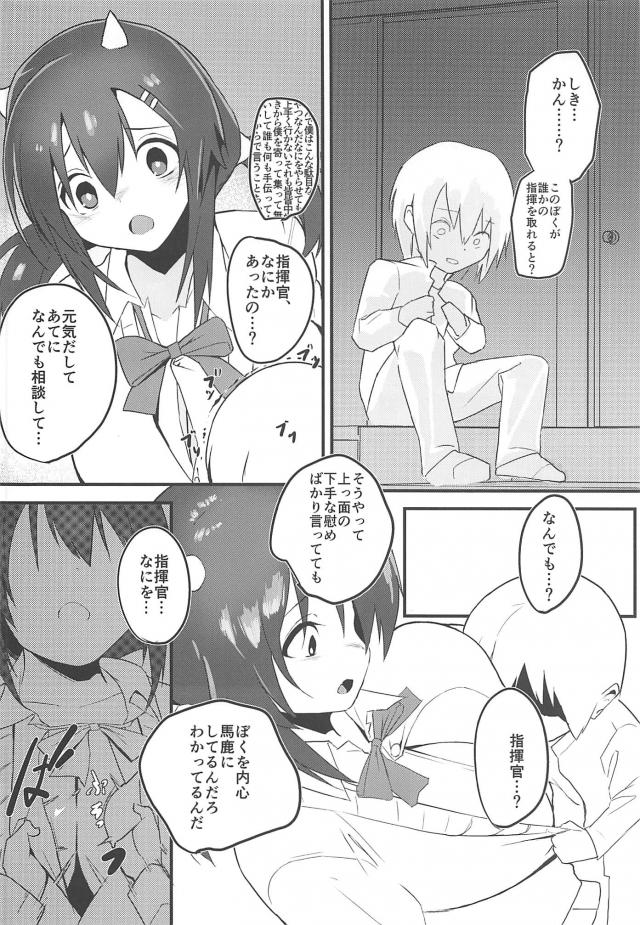 反抗期なショタ指揮官の暗い母乳セックス <> 003