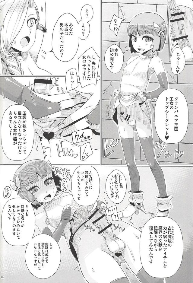 拷問部屋でビアンカがふたなり王女にお仕置きされる本 <> 011