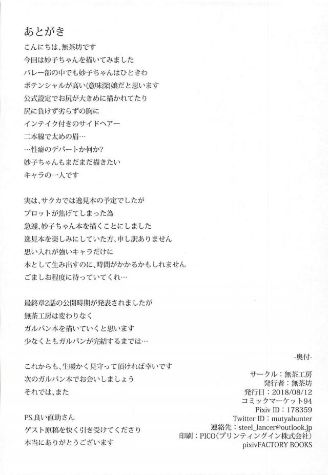 部活終わりのモワっと香る妙子ちゃんと自宅アパートでユニフォームセックス <> 019