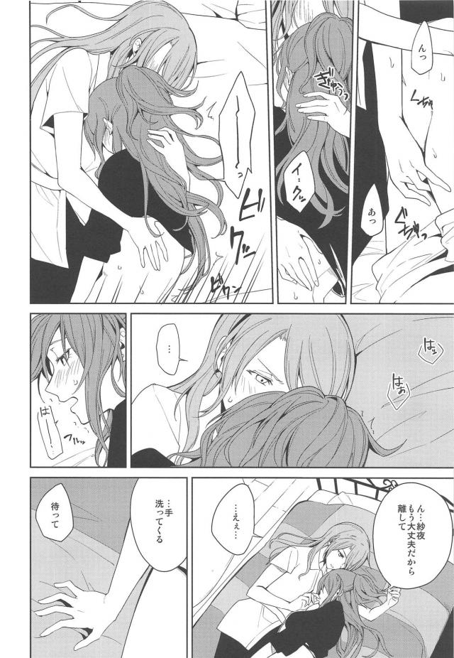 [女性向け]紗夜リサふたなり百合ックス <> 009