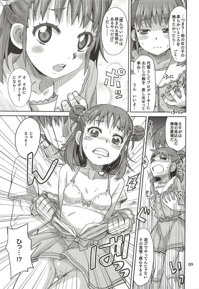 千川さんのお薬の効果！貧乳陥没乳首から母乳噴乳！バキバキチンポ！ <> 008