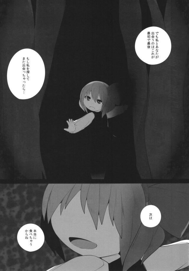 ロリ痴女ルーミアのフェラオンリー本 <> 014