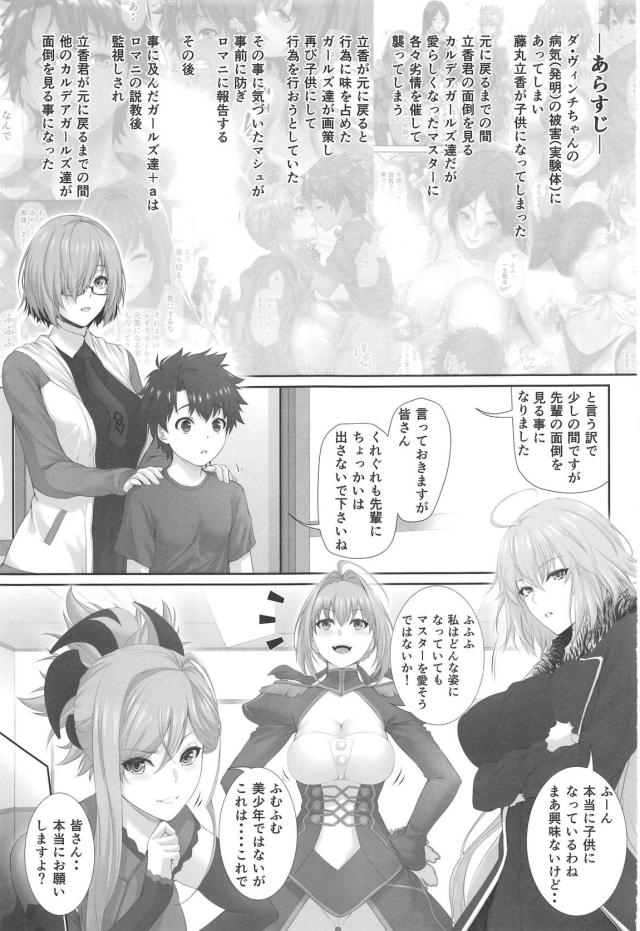 カルデアガールズとショタマスターの共同生活 <> 002