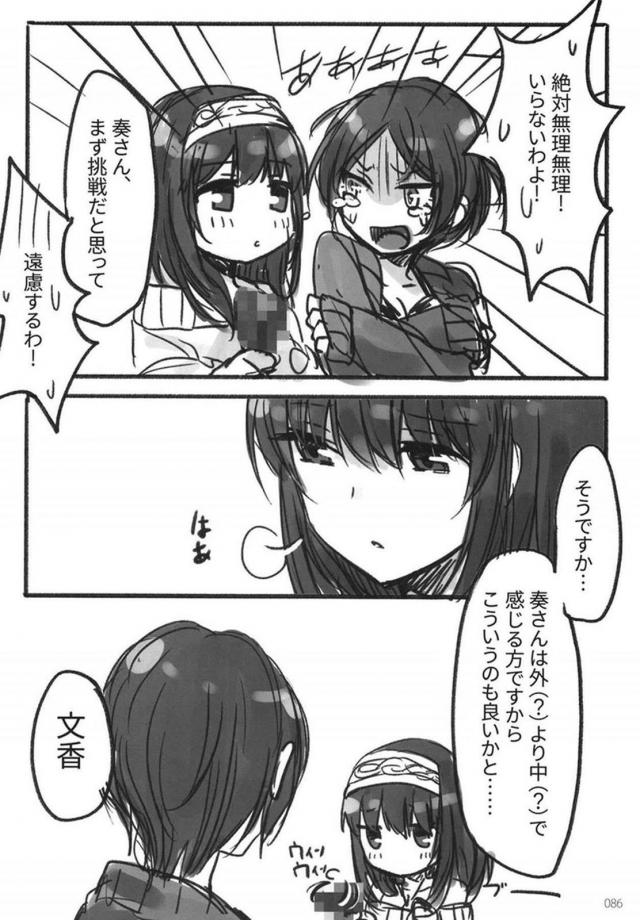 [前編]鷺沢文香と速水奏の百合総集本[200p超え] <> 087
