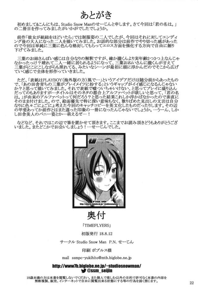 三葉にいろんな格好をさせる本 <> 021