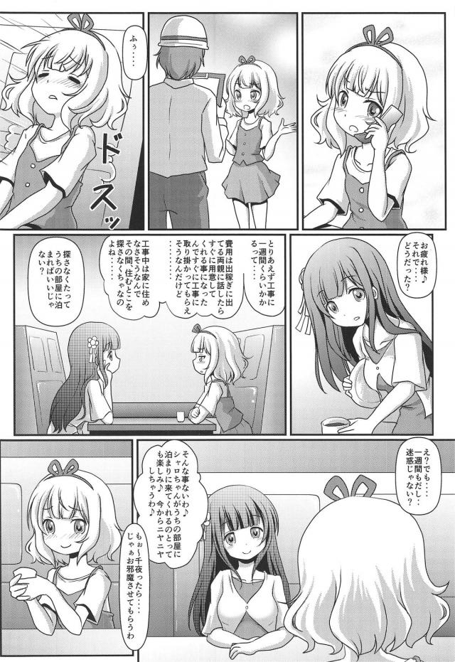 シャロの寝不足お泊まり生活 <> 003