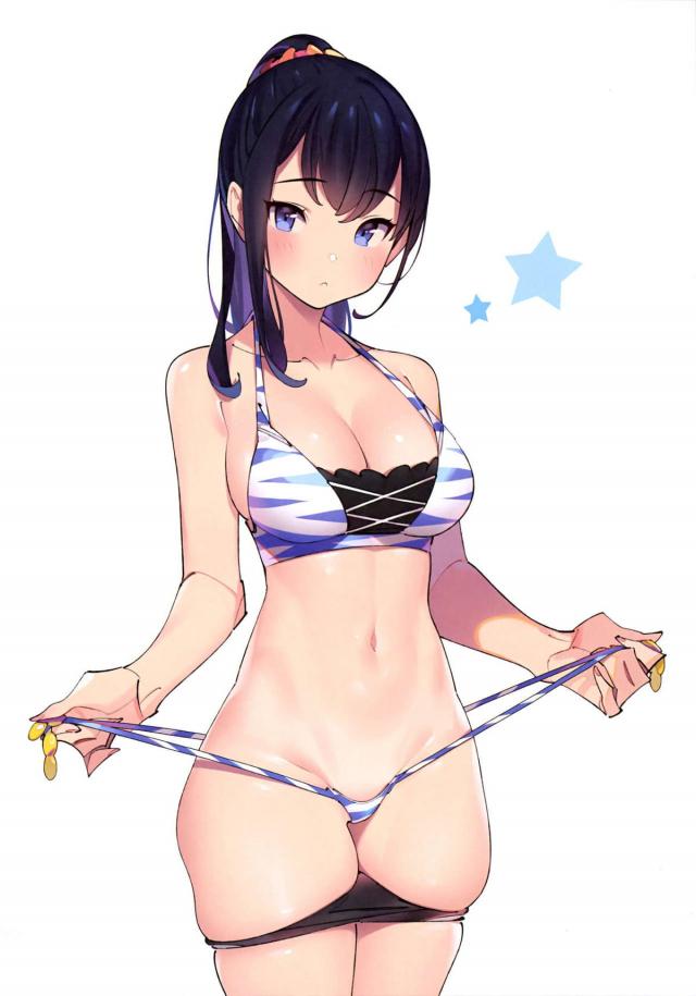 [微エロ]六花とアカネの巨乳が光る！フルカラーイラスト集 <> 004