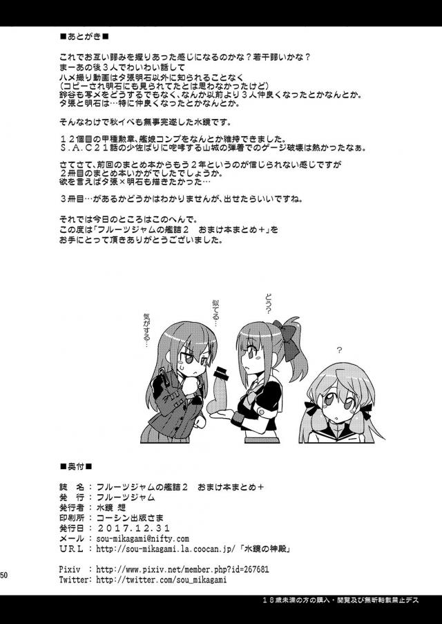 潮吹きまくり！おしっこ成分多めな艦これ総集本 <> 049