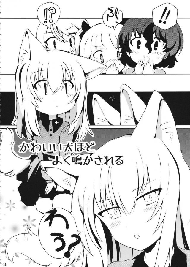 隊長と犬耳エリカほかエリまほ三本立て <> 005