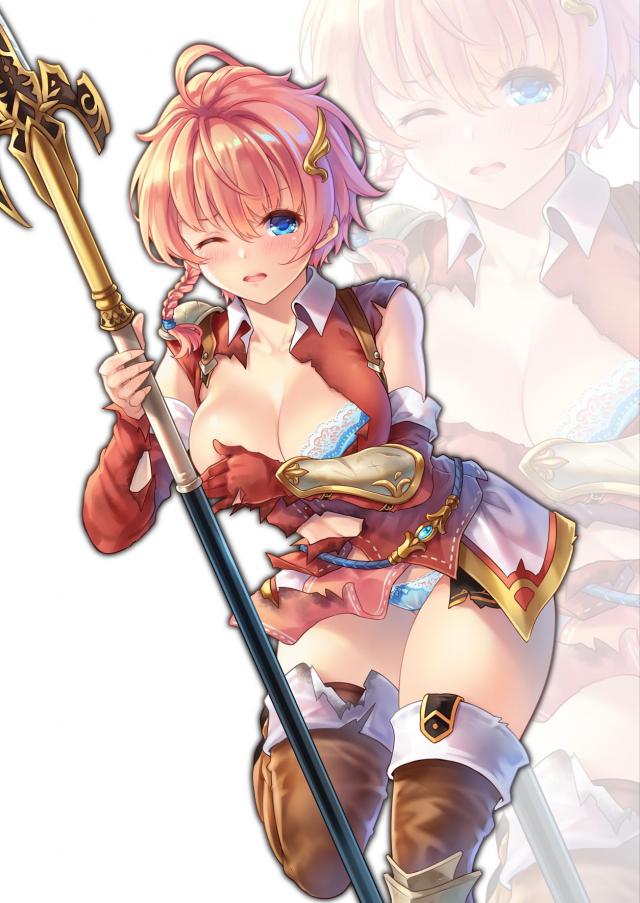 美巨乳娘たちの下着が映える服ビリお仕置きフルカラーイラスト集 <> 003