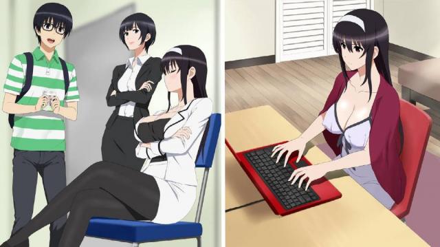 冴えカノヒロイン4人それぞれセックス！1本のチンポを取り合うハーレム展開 <> 019