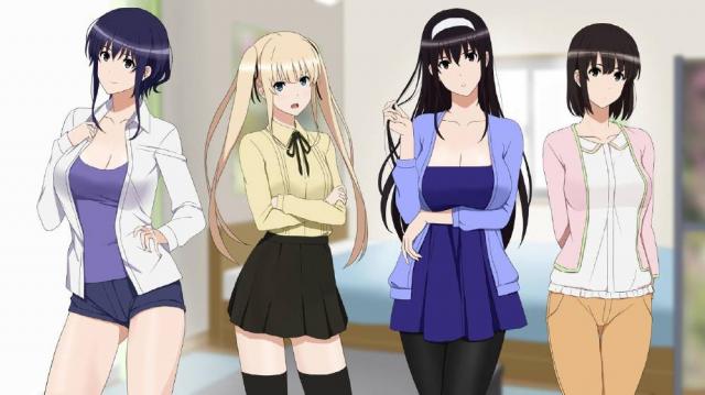 冴えカノヒロイン4人それぞれセックス！1本のチンポを取り合うハーレム展開 <> 051