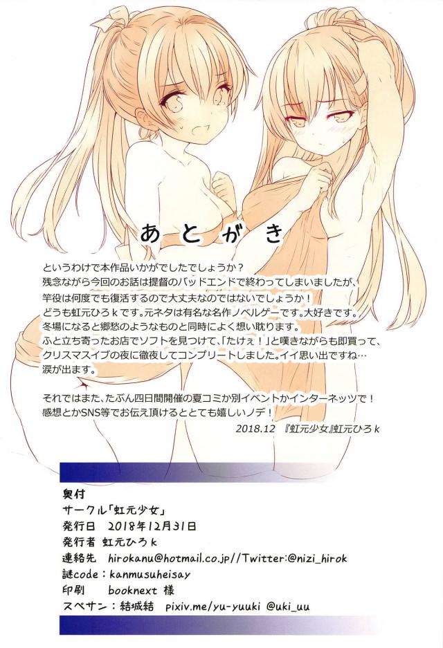 [美麗フルカラー]日焼け跡がエロい褐色艦娘たちとハーレムコスSEX <> 025