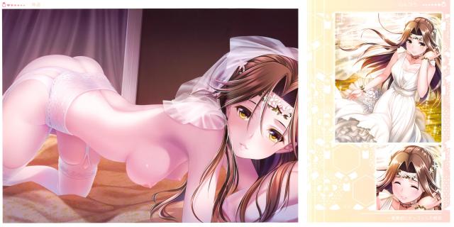 ウェディングドレス姿の美麗花嫁たち <> 004