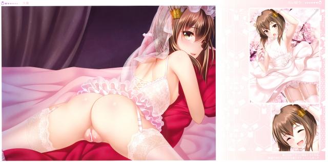 ウェディングドレス姿の美麗花嫁たち <> 005