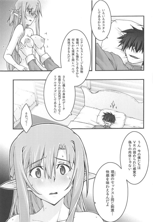 アスナとセックス勝負！巨根化＆アナル処女喪失二穴責めで快楽堕ち！ <> 022