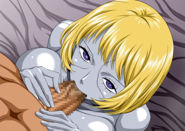 ゾンビ娘が母乳ピュッピュ出しながら中出しセックス <> 015