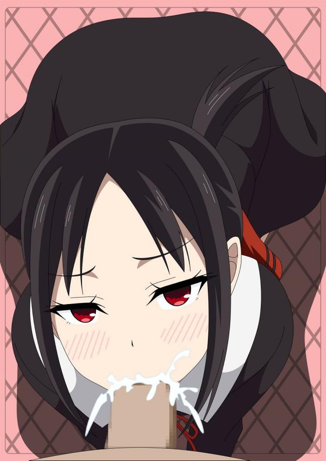 かぐや様たちと着衣のままパンツずらしハメ <> 005