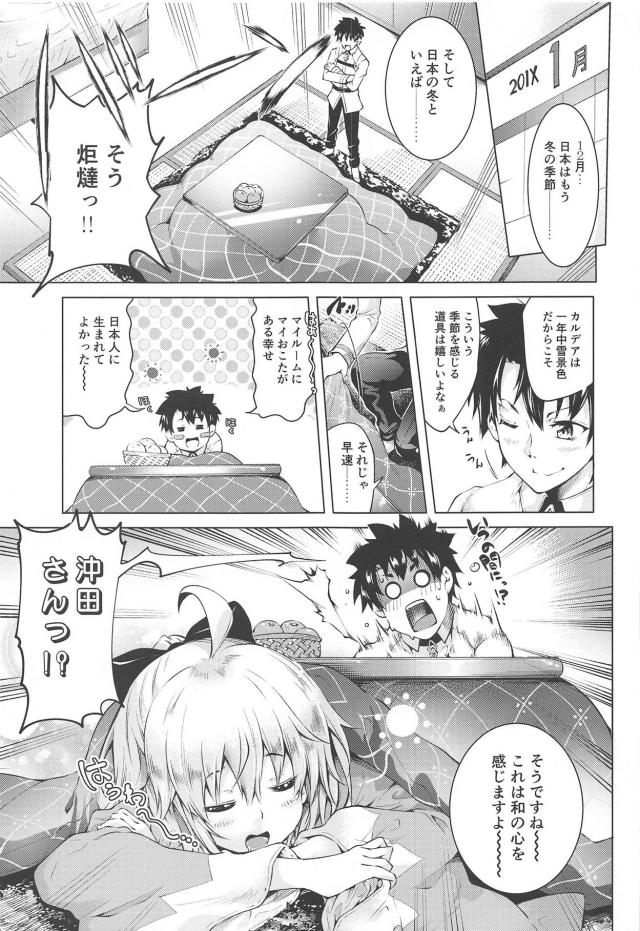 冬コタツで汗だくセックス <> 002