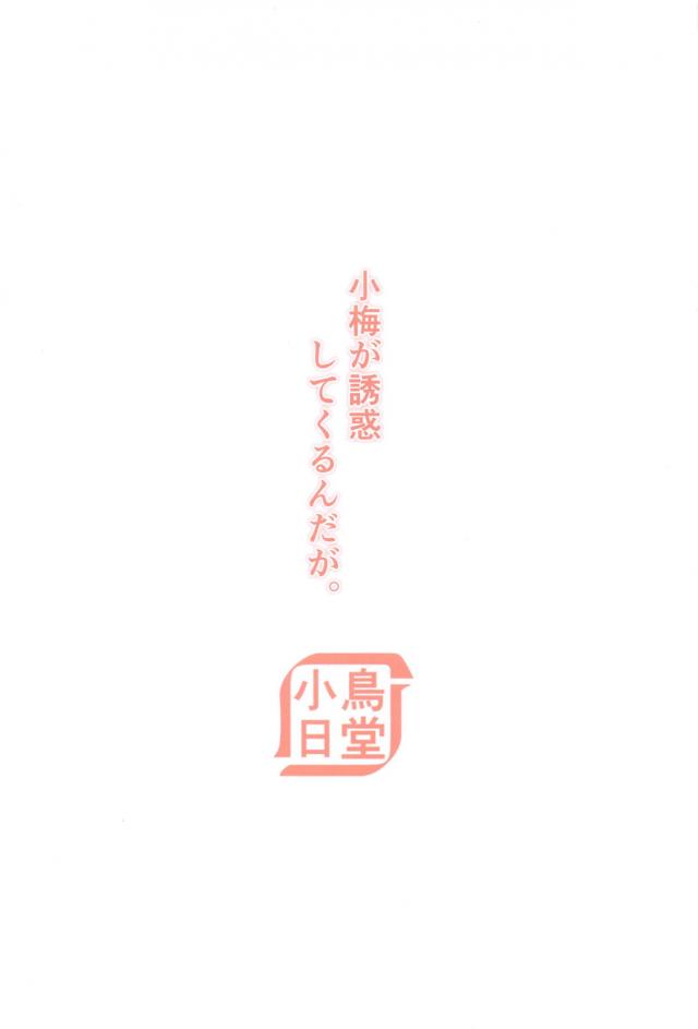 小梅が誘惑してくるので事務所で駅弁中出し <> 022