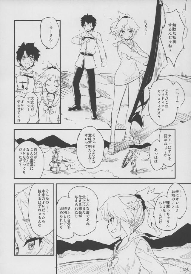 獅子王のビキビキふたなりチンポを口に咥えただけで嬉ションしちゃうモードレッド <> 023