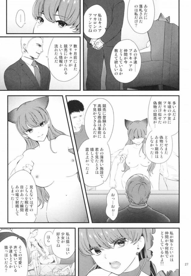 屈強な肉棒にキュアマカロンが堕ちる性奴隷本 <> 026