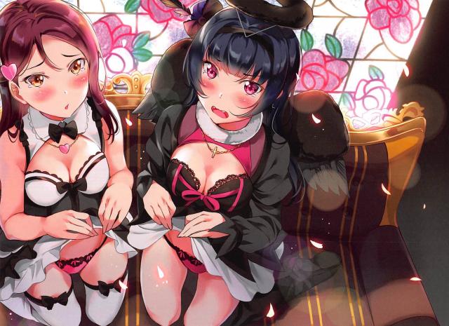 恥じらい顔がイイ！美少女アイドルたちの下着フルカラーイラスト集 <> 011