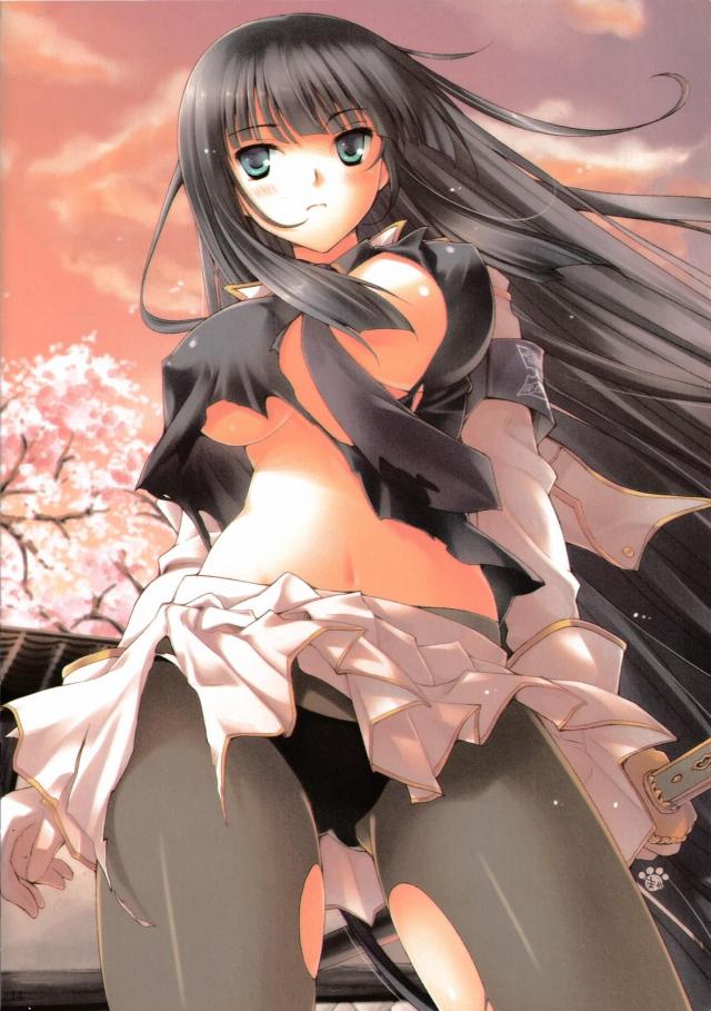 忍者娘たちがおっぱい出して中出しセックス <> 014