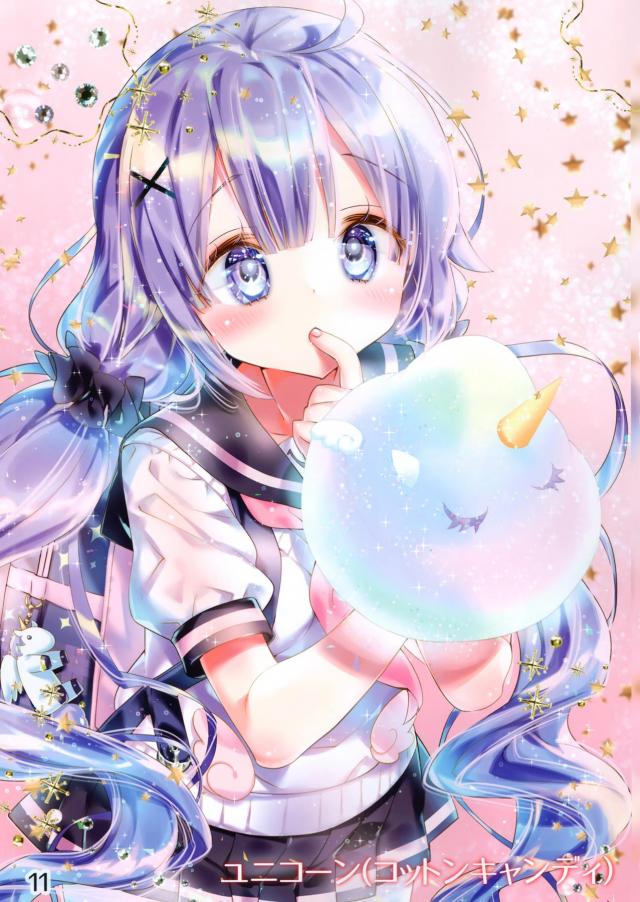 みんなキラキラしてるフルカラーイラスト集 <> 009